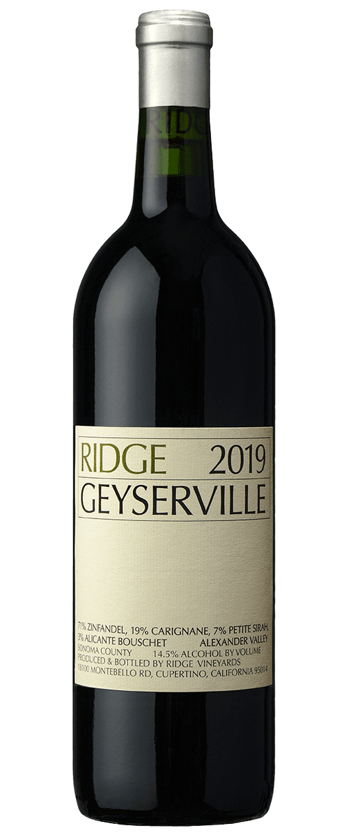 RIDGE Geyserville 2019 赤ワイン 専用ボックス付き Ridge 2019 Geyserville Red Blend – Wine Delight