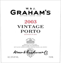 Load image into Gallery viewer, Graham's Vintage Porto 2003 Dessert & Fortified Wine 750ml