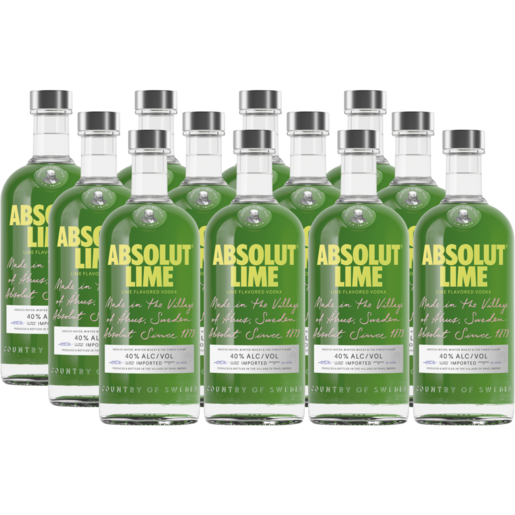 Absolut Lime Flavored Vodka 750ml