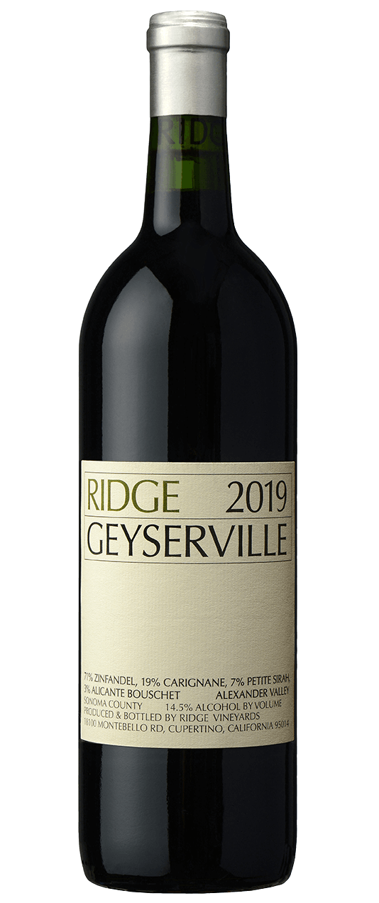 RIDGE Geyserville 2019 赤ワイン 専用ボックス付き RIDGE Geyserville 2019 赤ワイン 専用ボックス付き