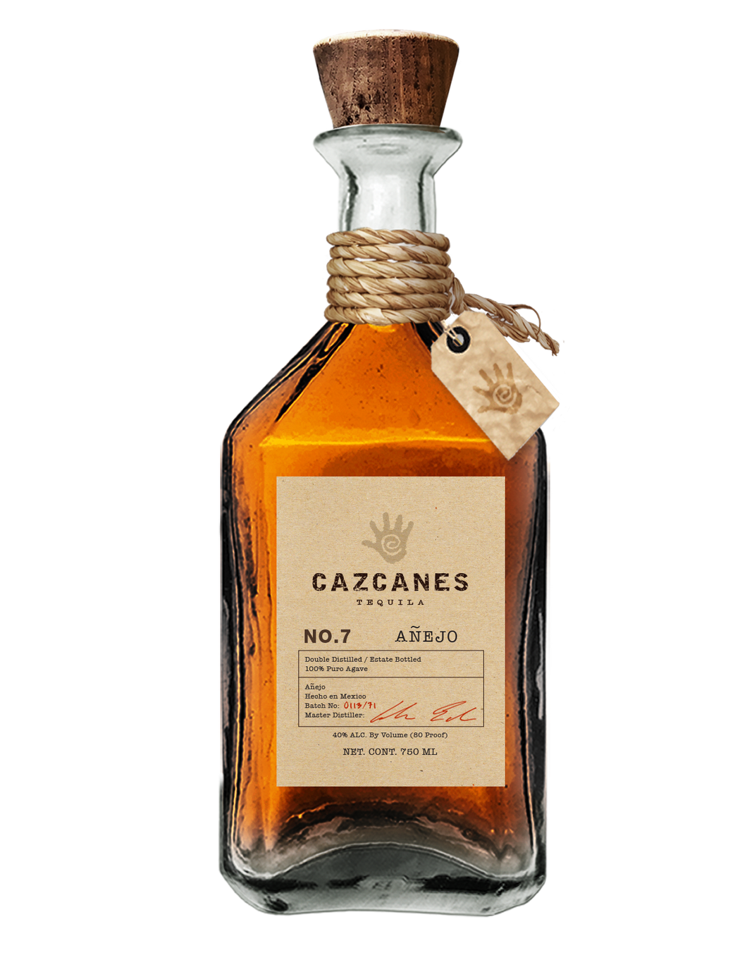 Cazcanes Anejo No 7 Tequila 750ml