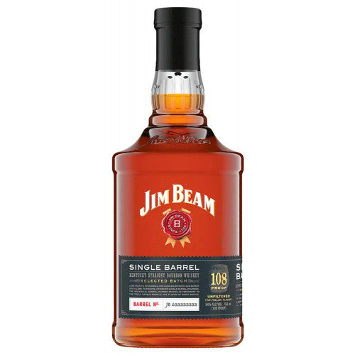 Jim Beam Single Barrel 108 Proof Kentucky Straight Bourbon Whiskey 750ml