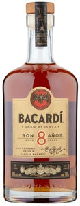 Bacardi Rum 8 Anos Gran Reserva  750ML