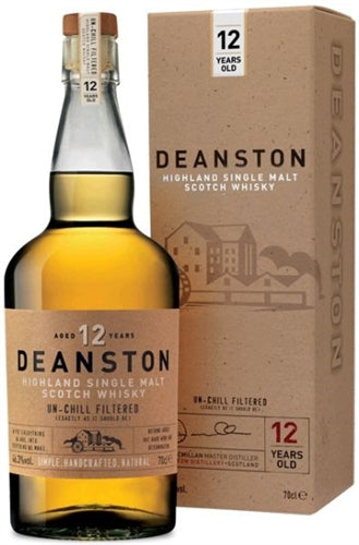 Deanston 12 YR Single Malt Scotch Whiskey Un-Chill Filtered 750ML
