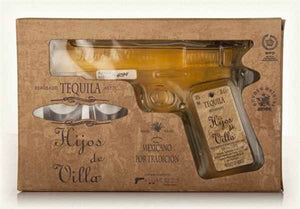 Hijos De Villa Pistol & Two Shot Glasses Reposado Tequila