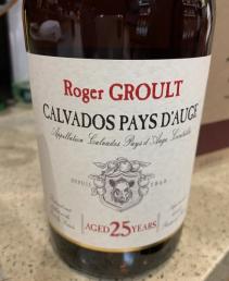 Roger Groult 25 Years Aged Calvados Pays D'Auge 750ml – Wine