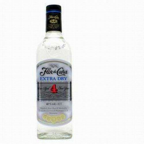 Ron Flor De Cana Extra Seco White Rum 4 years 750ml