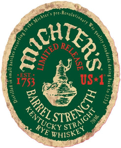Michter's US*1 Barrel Strength Rye Whiskey