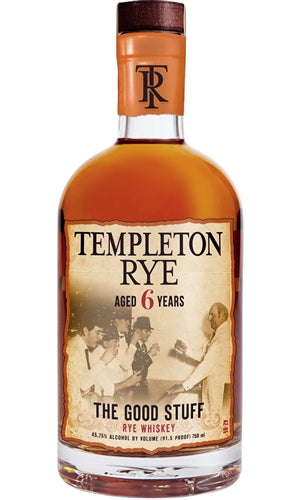 Templeton Rye Whiskey Aged 6 Years 750ml