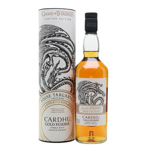 Game of Thrones House Targaryen Cardhu Gold Reserve Single Malt Scotch Whisky