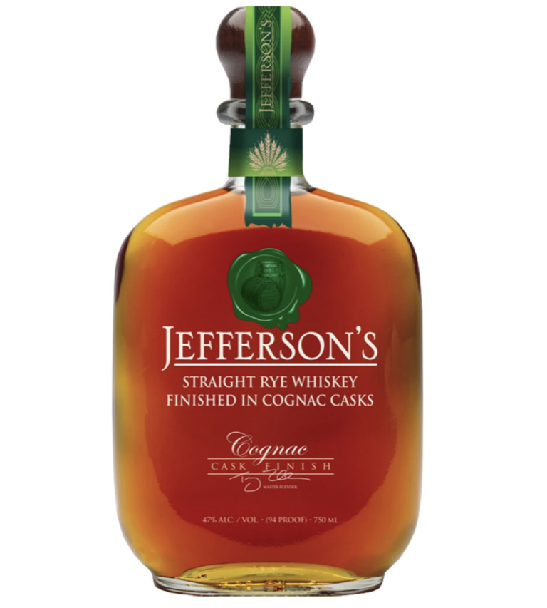 Jefferson's Straight Rye Whiskey Cognac Cask Finish