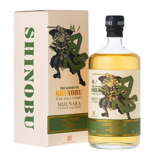 Shinobu Pure Malt Whiskey Lightly Peated MIzunara Oak Finish 750ml