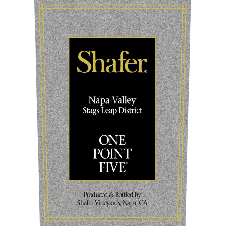Shafer One Point Five Napa Valley 2014