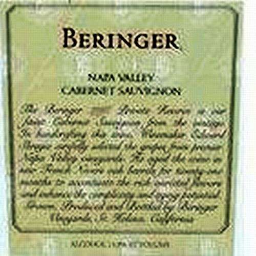 Beringer Reserve Cabernet Sauvignon 1999
