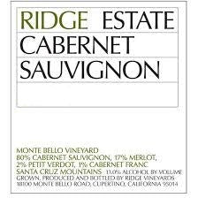 Ridge Estate 2017 Cabernet Sauvignon 750ml