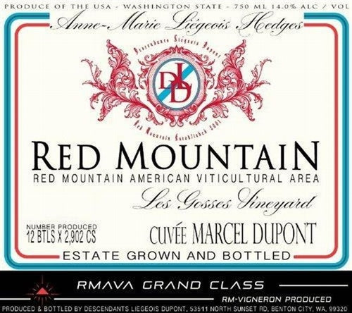Hedges Red Mountain Cuvee Marcel Dupont Syrah 750ml