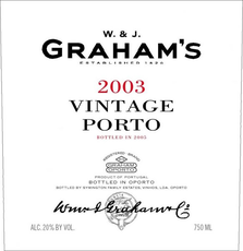 Graham's Vintage Porto 2003 Dessert & Fortified Wine 750ml
