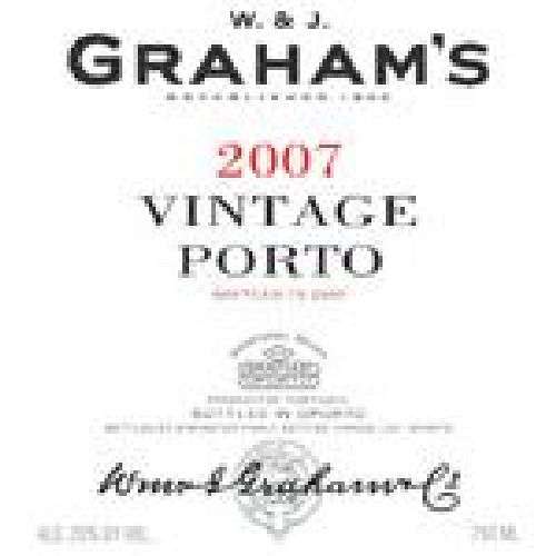 Grahams Port Vintage  2007