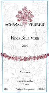 Achaval Ferrer Finca Bella Vista Malbec Mendoza 2010