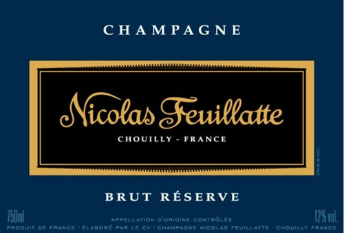 Nicolas Feuillatte Brut Réserve Champagne - 750ML