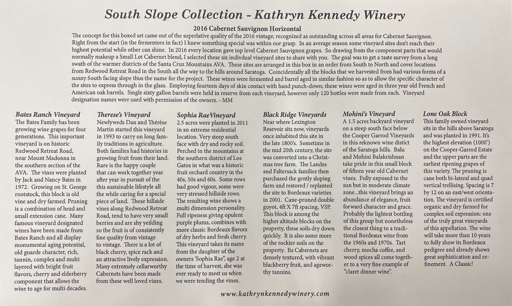 Kathryn Kennedy - 2016 South Slope Collection
