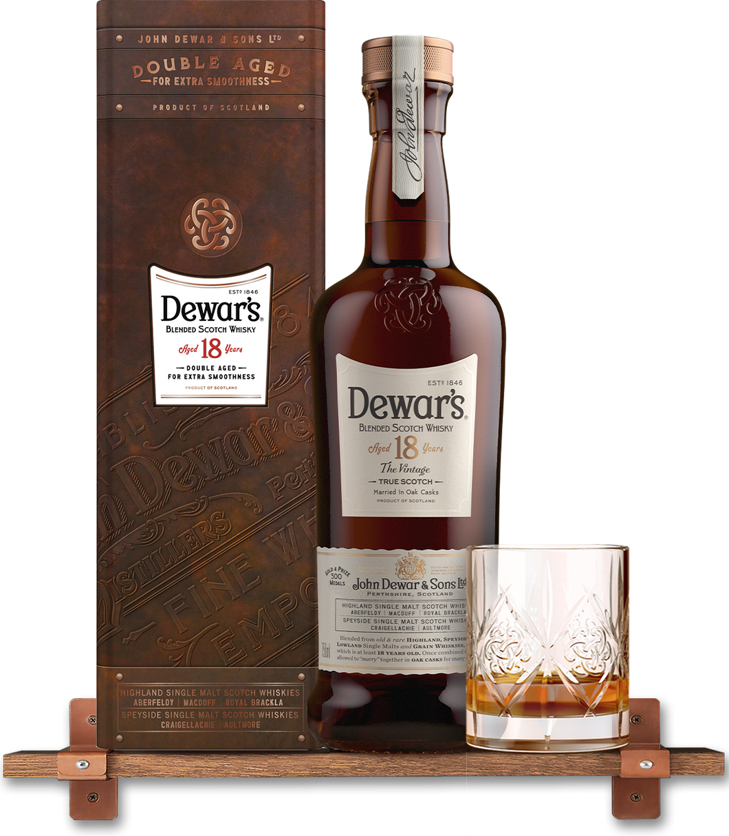 Dewar's Blended Scotch Whiskey 18 years